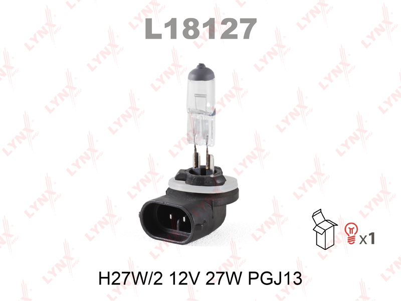 Лампа H27W2 12V PGJ13