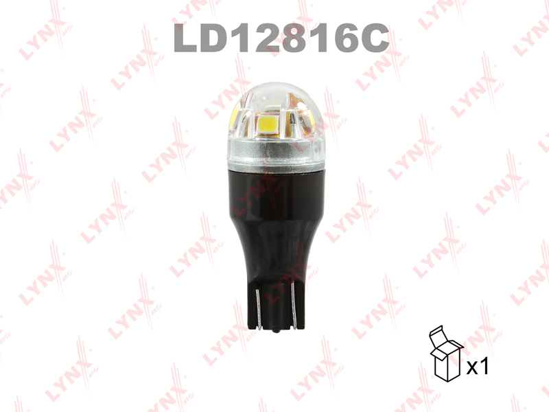 Лампа светодиодная LED W16W T15 12V W2,1x9,5d SMDx5 5500K CANbus